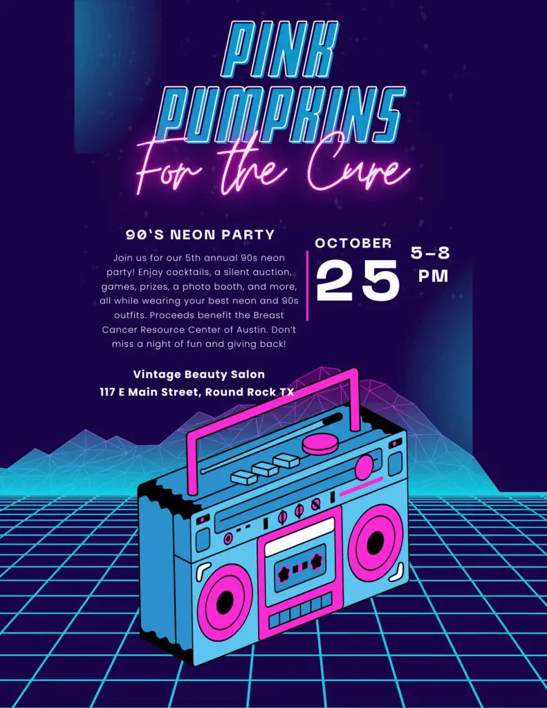 Dark Purple Synthwave Music Party Invitation Your Story (Real Estate Flyer)