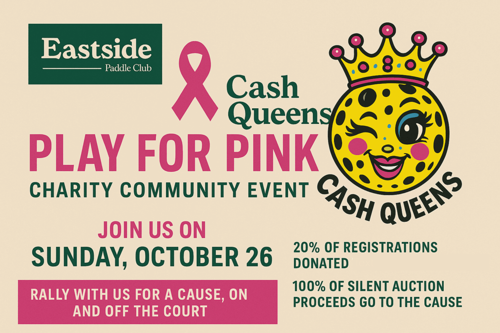 Play for Pink Charity Event Flyer