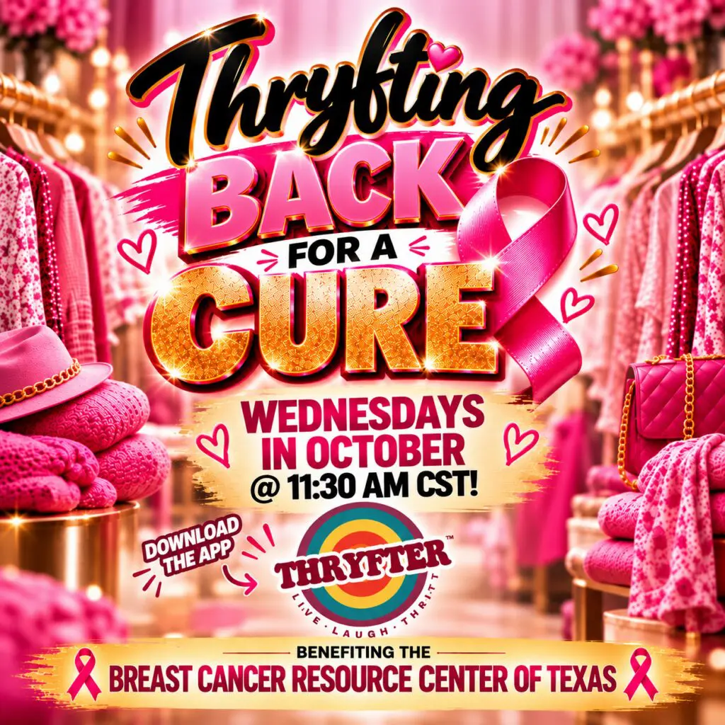 Thryfting Back for a Cure BCRC site tile